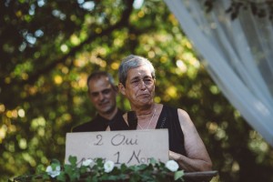 photographe de mariage Saint Etienne émotion joie bonheur cérémonie laique mariage champêtre