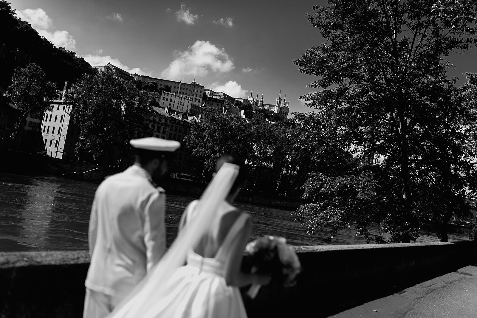 Photographe de mariage Lyon presqu'île Basilique de Fourvière