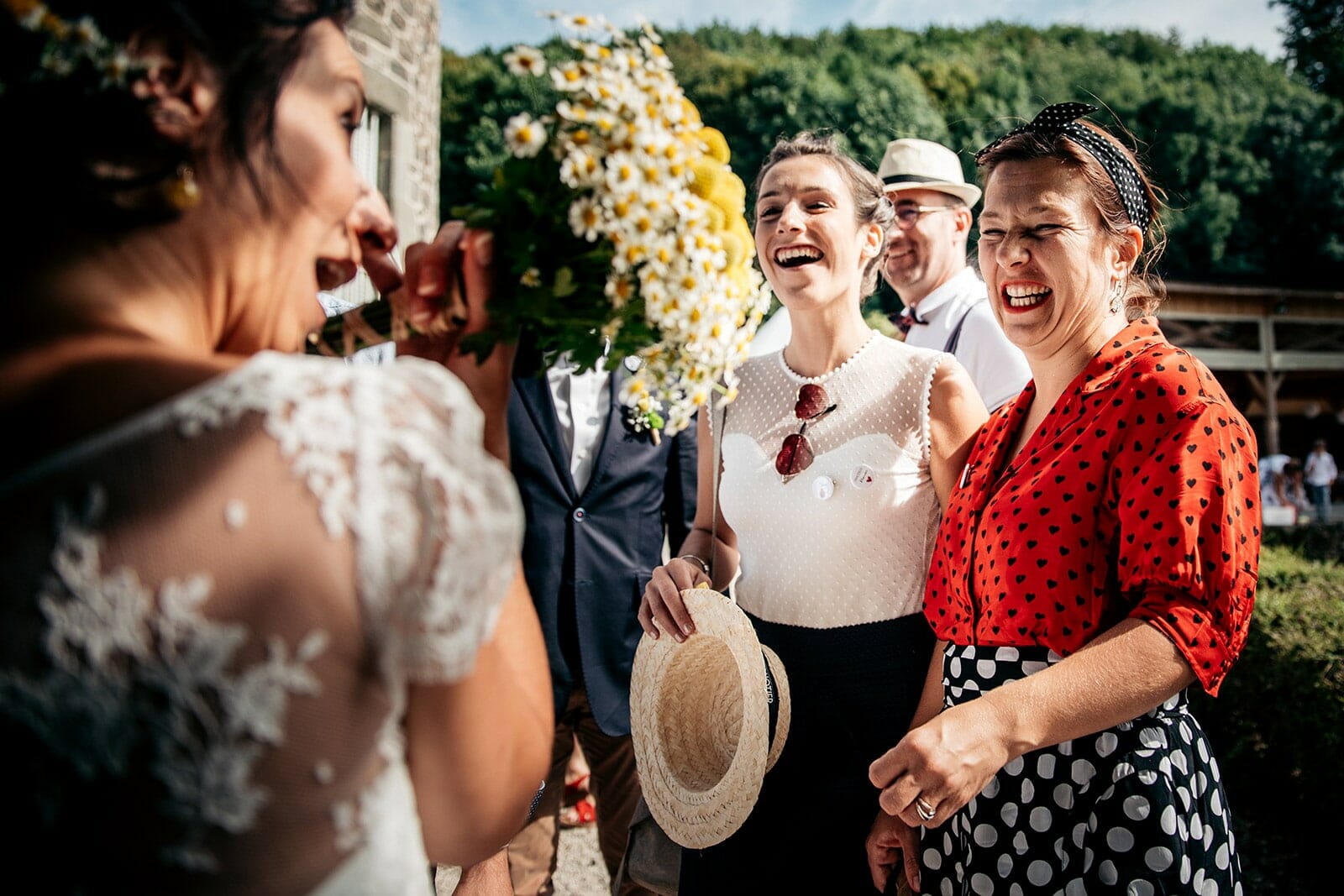 Photographe de mariage bohème à Aurillac