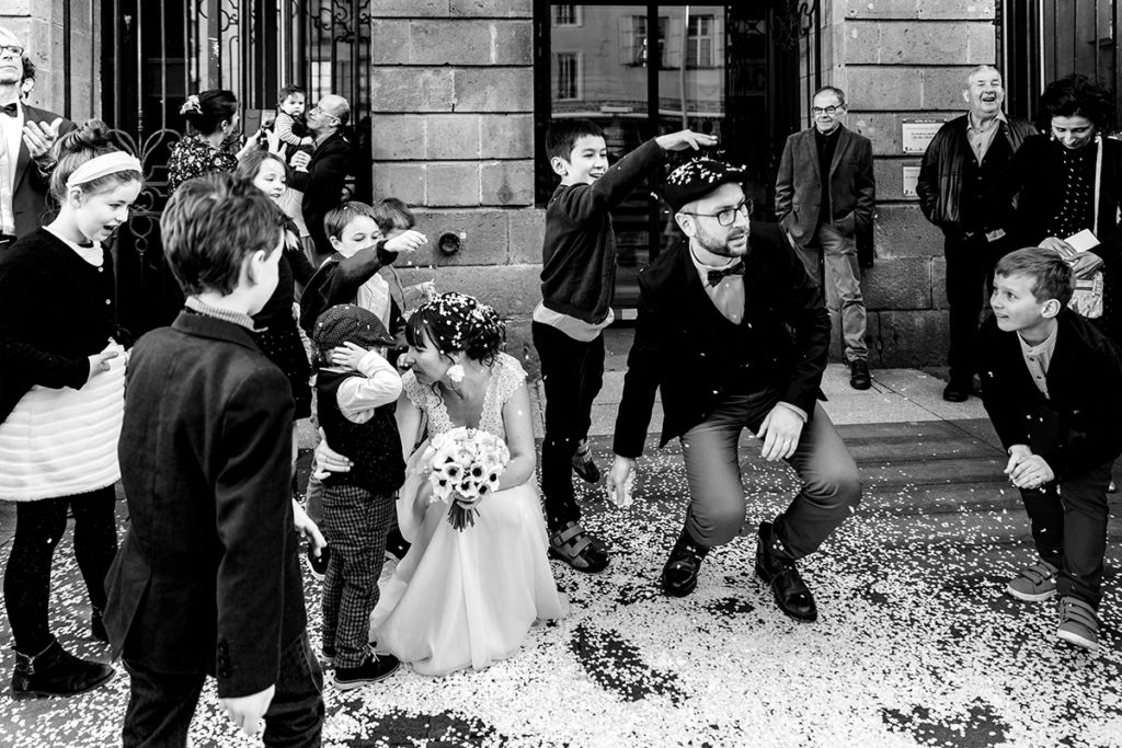 Photographe de mariage Aurillac Cantal en Hiver Castille ALMA photographe spécialisé dans le reportage de mariage.